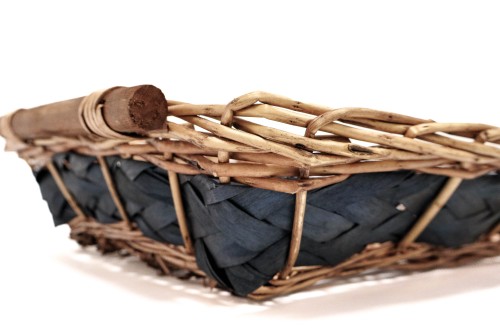 Rechteckige jamaikanische Weidenschale